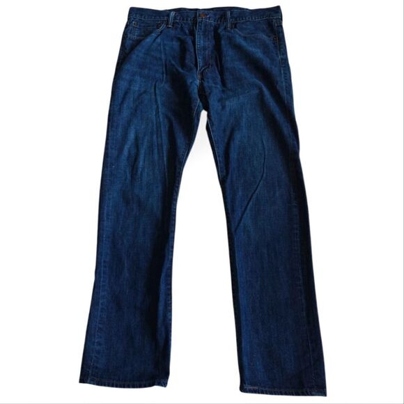 Levi's 513 Blue Relaxed Jeans with Classic Style 38/32 - Picture 1 of 5
